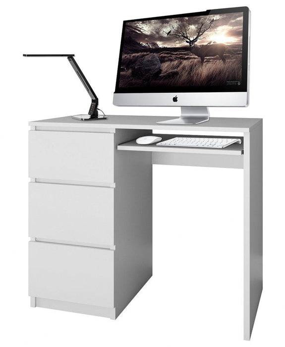 TOPESHOP Arbeitstisch Home-Office Schreibtisch mit Schubladen