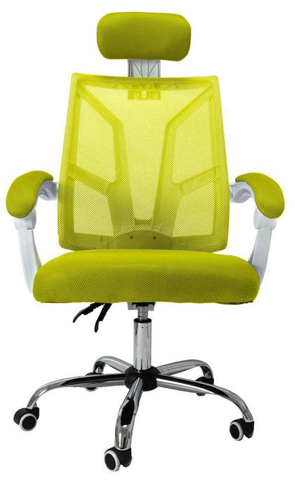 TOPESHOP Bürostuhl Ergonomischer – Höhenverstellbar mit Kopfstütze
