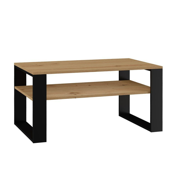 TOPESHOP Couchtisch Couchtisch/Wohnzimmertisch mit geräumigem Regal