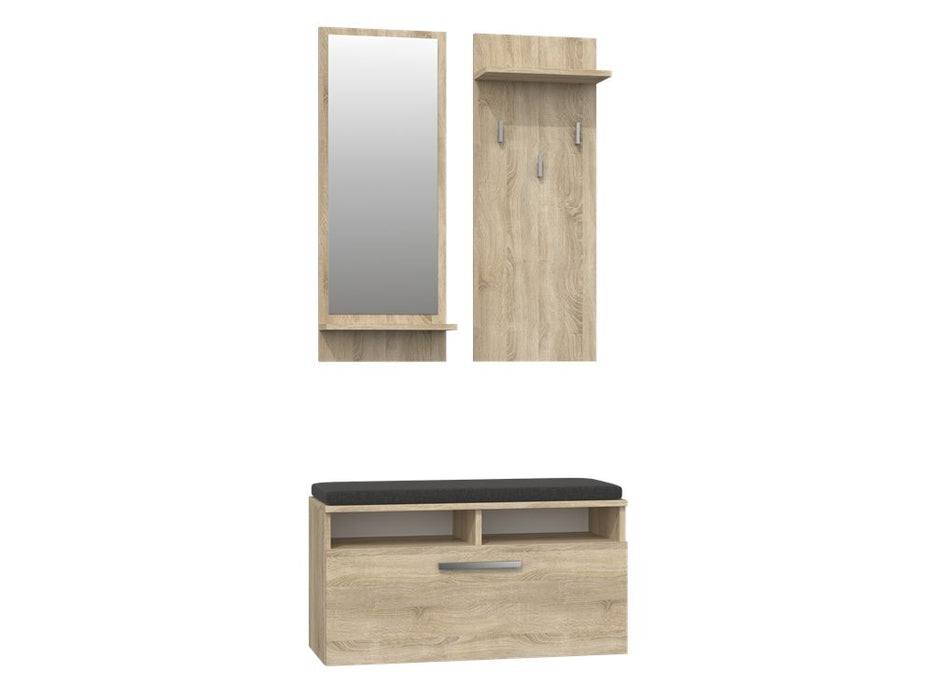 TOPESHOP Garderoben-Set KompaktgarderobeGarderoben-Set für Flur