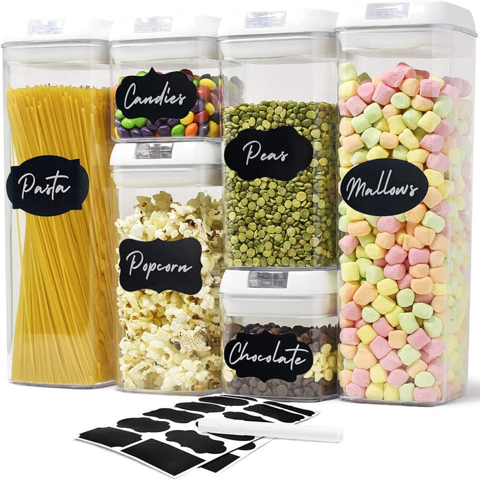 6 Set vorratsdosen luftdicht , Küche Speisekammer Luftdichtes Lebensmittel sets - Ibonto.de