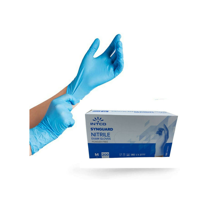 Intco Medical –200x medizinische Einweg-Handschuhe aus reißfesten Synmax Nitril - Ibonto.de