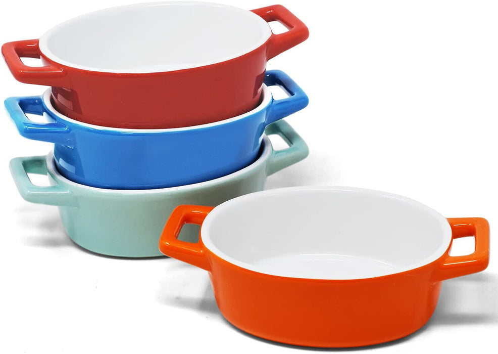 JOEJI’S KITCHEN Auflaufform »Mini Auflaufform 4er Set Oval Backform Keramik - Ibonto.de