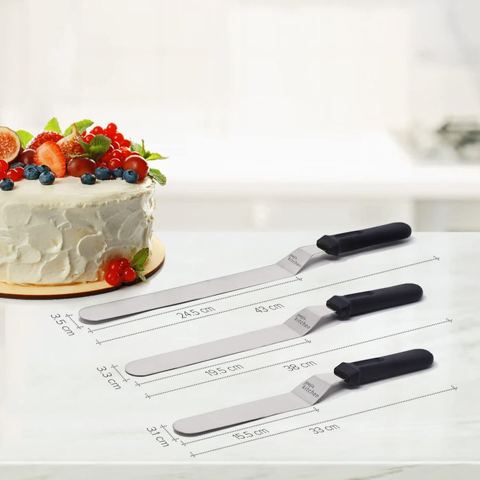 3 Winkelpalette Set Edelstahl, kuchenmesser & tortenmesser - winkelpalette - Ibonto.de