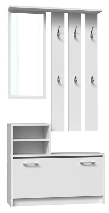 TOPESHOP Garderoben-Set Traumgarderobe: Kleiderschrank Spiegel