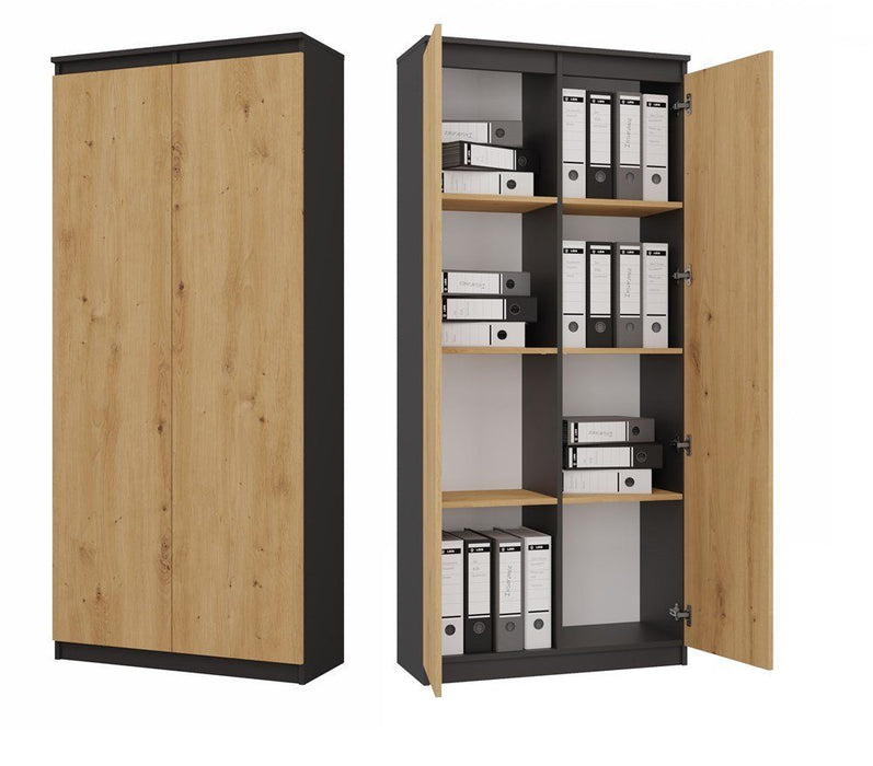TOPESHOP Aktenschrank 8-Regal Büromöbel: Kombinierter Bücherregal