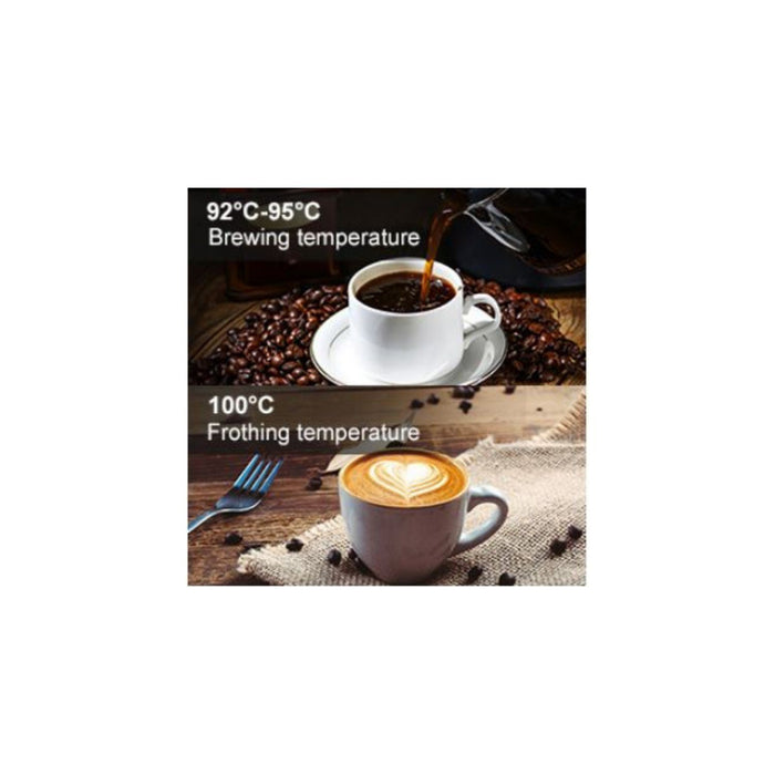 Bonsenkitchen Espressomaschine Bonsenkitchen Espressomaschine mit Siebträgerhalter, 1450 W Hochleistungs-Kaffeemaschine aus Edelstahl, 15 Bar Filtermaschine für Espresso, Cappuccino und Latte Machiato, 1 oder 2 Tassen (CM8902, 1.25