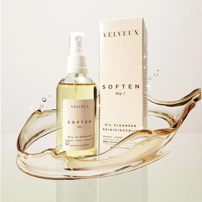 Gesichtsreiniger - Velveux Oil Cleanser - mit Arganöl - 100% natürlich & vegan - Hautpflege