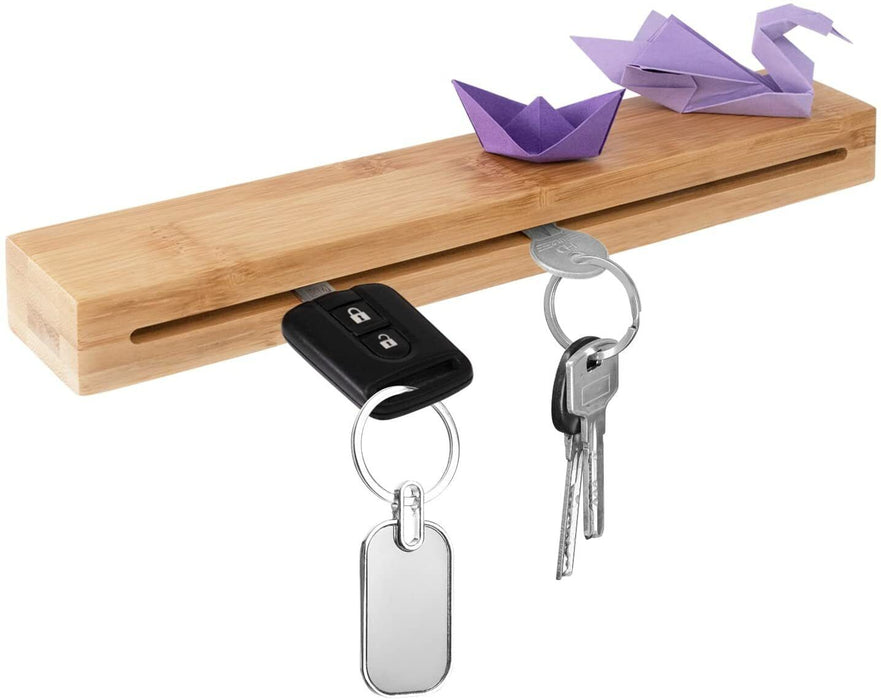 JOEJI’S KITCHEN Schlüsselbrett Hochwertiger Schlüsselanhänger aus Holz mitAblage
